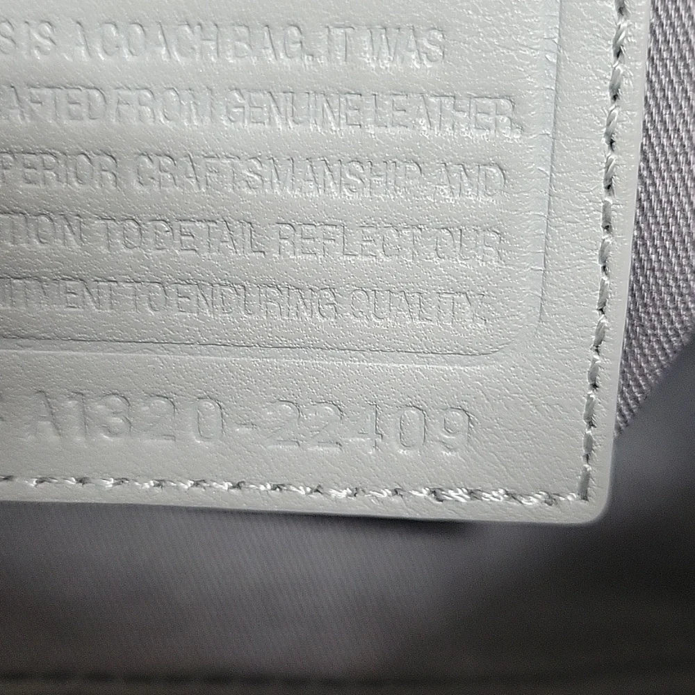 Coach Gray and Yellow Crossbody Bag - Picture 14 of 14